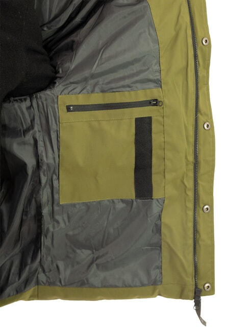 PADDED Chaqueta de plumas con capucha de longitud media verde hiedra - Chaquetas de plumas para hombre