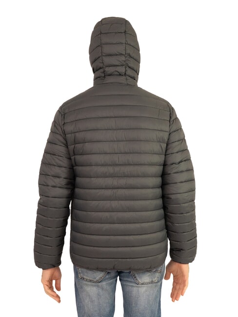 PADDED Chaqueta acolchada con capucha asfalto - Chaquetas de plumas para hombre