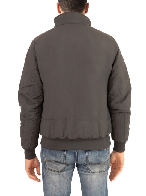 BOMBER Chaqueta bomber con cremallera completa asfalto - Chaquetas de hombre