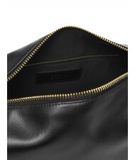 FURLA TONIE Bolso bandolera de piel con correa para el hombro negro - Bolsos Mujer - 8