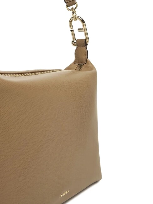 TONIE Bolso bandolera de piel con correa para el hombro caramelo - Bolsos Mujer
