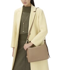 FURLA TONIE Bolso bandolera de piel con correa para el hombro caramelo - Bolsos Mujer - 5