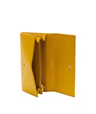 BRACCIALINI BASIC Cartera grande de piel continental amarillo - Carteras Mujer - 2