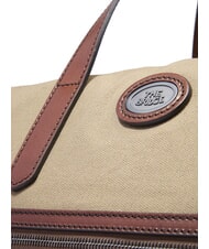 THE BRIDGE STORY Bolsa de lona pequeña de cuero y tela marrón rutenio natural/oscuro - Bolsas de viaje - 4