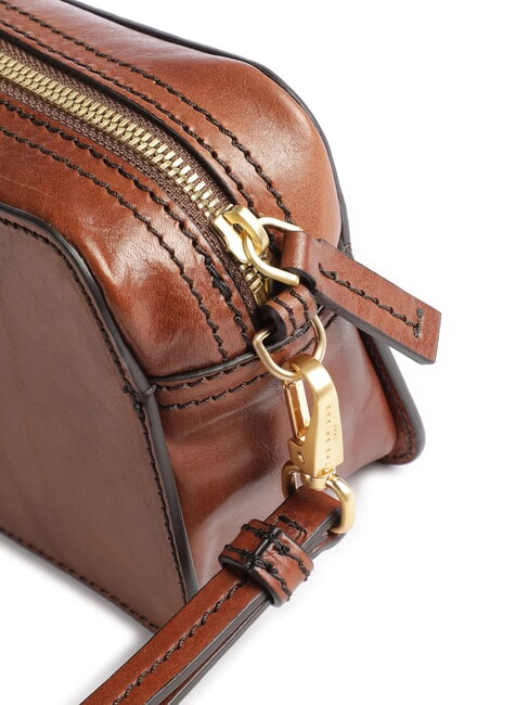 STORY UOMO Bolso de mano de piel para hombre BROWN - Riñoneras