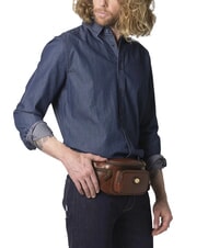 THE BRIDGE STORY UOMO Riñonera de cuero BROWN - Riñoneras - 5