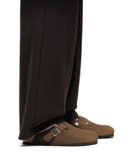 BIRKENSTOCK BOSTON Zapatilla de piel de ante t&eacute; oscuro - Zapatos unisex - 7