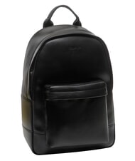 CERRUTI BRAD Mochila para portátil de 13 pulgadas, de cuero negro - Mochilas para portátil - 4