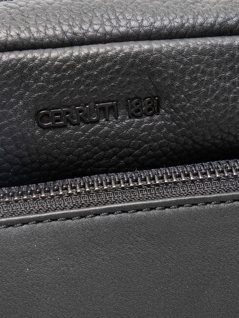 SCOTT Bolso de cuero negro - Bandoleras Hombre