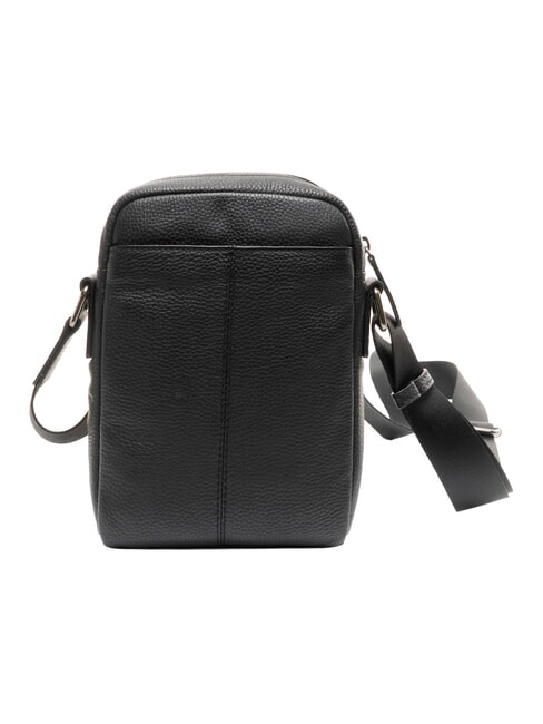 SCOTT Bolso de cuero negro - Bandoleras Hombre