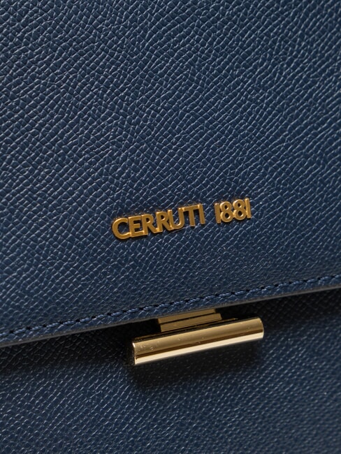 MARIANNE Mochila de cuero azul - Bolsos Mujer