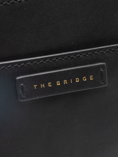 CECILIA Correa de hombro de cuero Oro negro - Bolsos Mujer