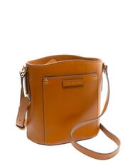 THE BRIDGE CECILIA Correa de hombro de cuero Cognac / Oro - Bolsos Mujer - 2