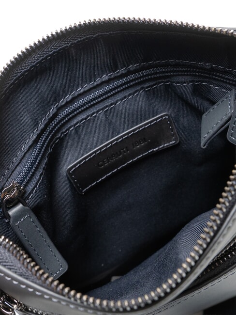 RORY Bolso de piel lisa azul - Bandoleras Hombre