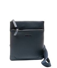 CERRUTI JAKE Bolso plano de piel azul - Bandoleras Hombre - 2