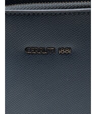 CERRUTI JAKE Bolso plano de piel azul - Bandoleras Hombre - 3