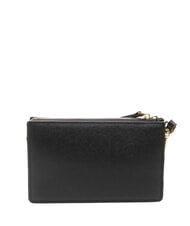 CERRUTI CERRUTIS Bolso de mano tipo clutch con correa para el hombro, de piel negro - Bolsos Mujer - 4