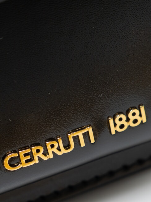 SAMANTHA Mini bolso de hombro, de piel negro - Bolsos Mujer