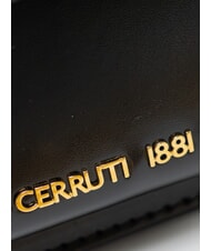 CERRUTI SAMANTHA Mini bolso de hombro, de piel negro - Bolsos Mujer - 3