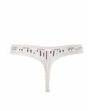 CALVIN KLEIN CK Tanga con encaje rayas morse_marfil - Calzoncillos de mujer - 2