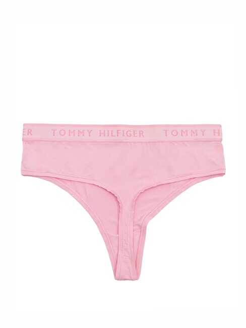 TH Tanga de talle alto con elástico con logo rosa clásico - Calzoncillos de mujer