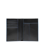 PIQUADRO BLUE SQUARE Cartera vertical de cuero - Carteras Hombre