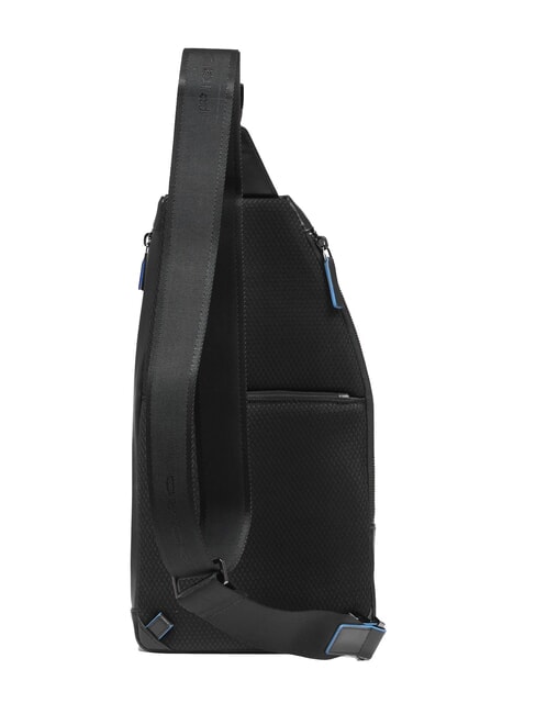 BLUE SQUARE Mochila bandolera de piel con soporte para mini tablet negro - Bandoleras Hombre