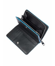 PIQUADRO ATLAS Cartera mediana de cuero nero2 - Carteras Mujer - 3