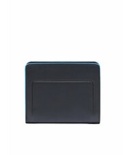 PIQUADRO ATLAS Cartera compacta de piel para mujer nero2 - Carteras Mujer - 5