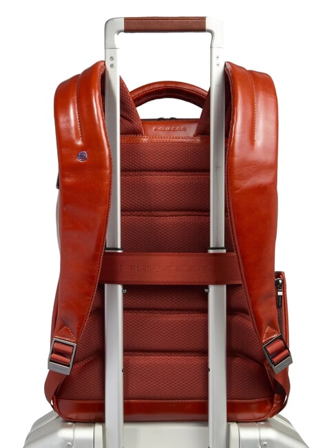 BLUE SQUARE Mochila para portátil de 14" con control rápido cuero4 - Mochilas para portátil