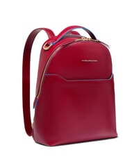 PIQUADRO BLUE SQUARE Mochila de cuero ROJO - Bolsos Mujer - 2