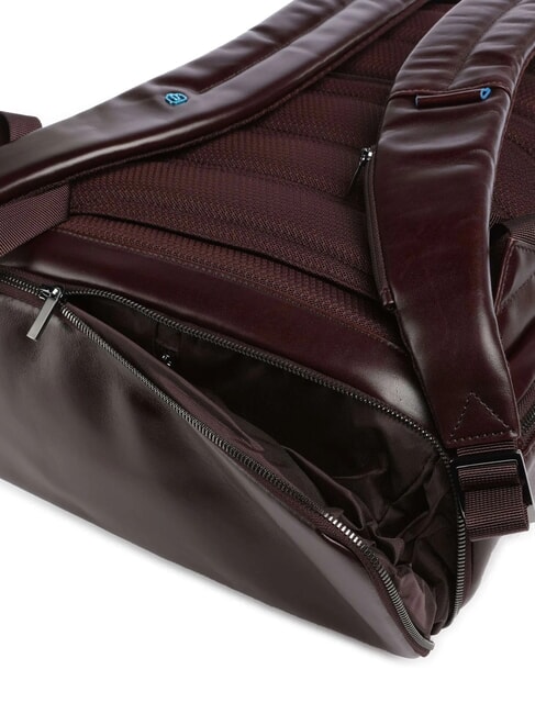 BLUE SQUARE  Mochila de cuero para portátil de 15,6" CAOBA - Mochilas para portátil