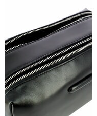 PIQUADRO BLUE SQUARE  Neceser de piel negro - Neceser - 4