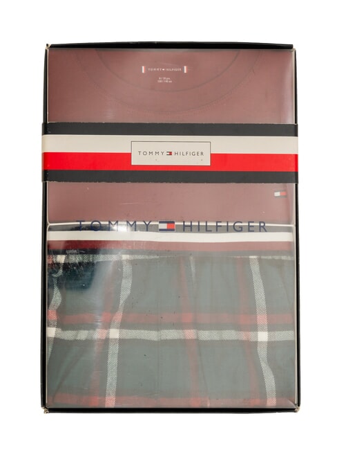 TH KIDS Pijama, camisa y pantalones rg/ franja global verde ck - Pijamas infantiles