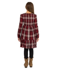 TOMMY HILFIGER TH KIDS Vestido de cuadros de manga larga para ni&ntilde;as verificaci&oacute;n m&uacute;ltiple - Vestidos de ni&ntilde;as - 2