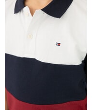 TOMMY HILFIGER TH KIDS Polo infantil de manga corta rojo / blanco / azul - Camiseta niño - 3