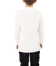 TOMMY HILFIGER TH KIDS Polo de manga larga para niños PVH Blanco Clásico - Camiseta niño - 2