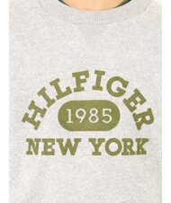 TOMMY HILFIGER TH KIDS Sudadera infantil estampada nuevo gris claro jaspeado - Sudadera Bebé - 3