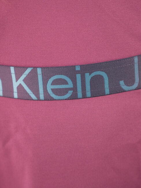 CK KIDS Vestido largo elástico con logo amaranto - Vestidos de niñas