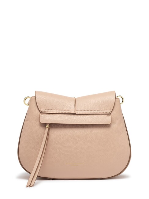 HELENA ROUND Bolso de piel con doble bandolera sal rosa - Bolsos Mujer