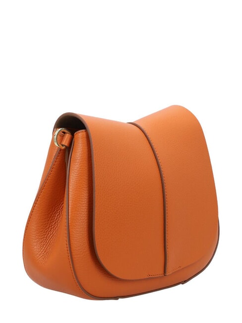 HELENA ROUND Bolso de piel con doble bandolera condimentar - Bolsos Mujer