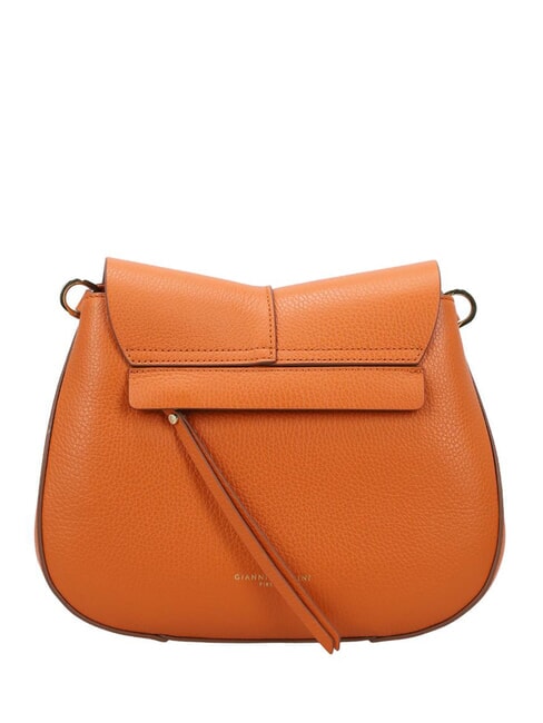 HELENA ROUND Bolso de piel con doble bandolera condimentar - Bolsos Mujer