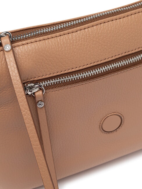 THREE Bolso bandolera, en piel. arcilla - Bolsos Mujer