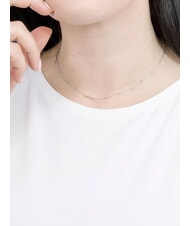 AMEN COCCOLE Collar de plata con corazones y esferas - Collares