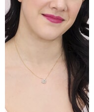 AMEN AMORE Collar con trébol de cuatro hojas y circonita - Collares