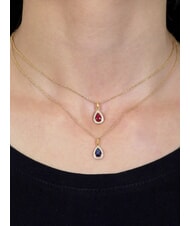 AMEN LADY Collar con colgante de gota y circonita - Collares