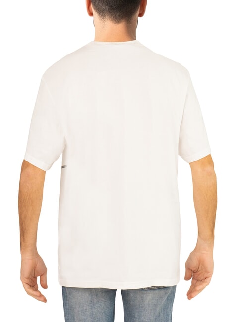 CK JEANS Camiseta de manga corta de corte relajado blanco brillante - camiseta