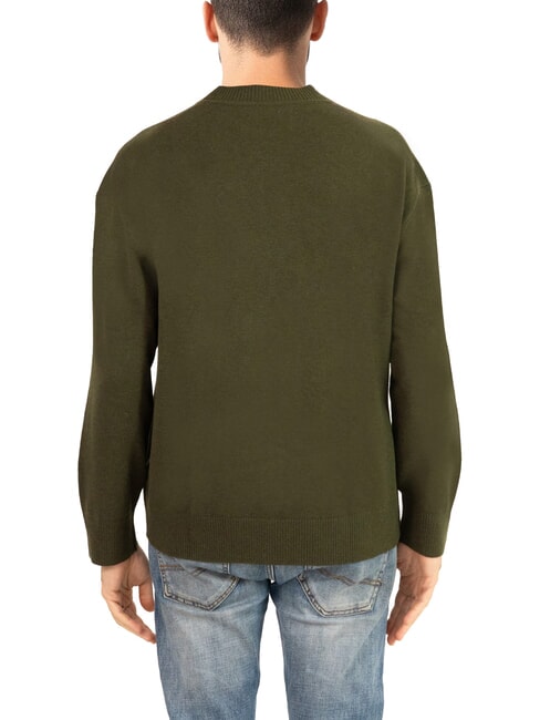 CK JEANS  verde oliva oscuro - Su&eacute;teres de los hombres