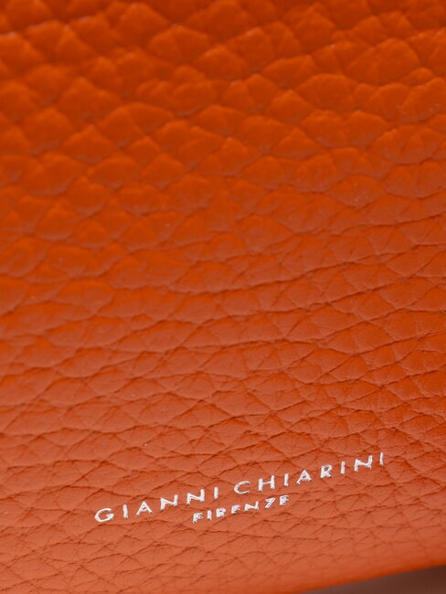 HERMY Bolso de mano de piel con correa para el hombro naturaleza coralina - Bolsos Mujer