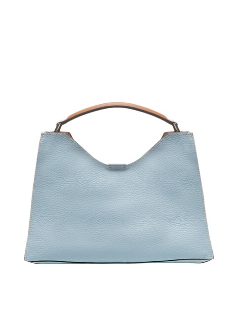 AURORA L Bolso de mano, con bandolera caramelo-cielo - Bolsos Mujer